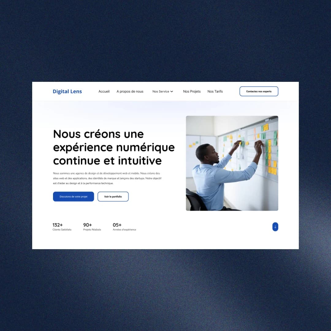 Web Agency project preview